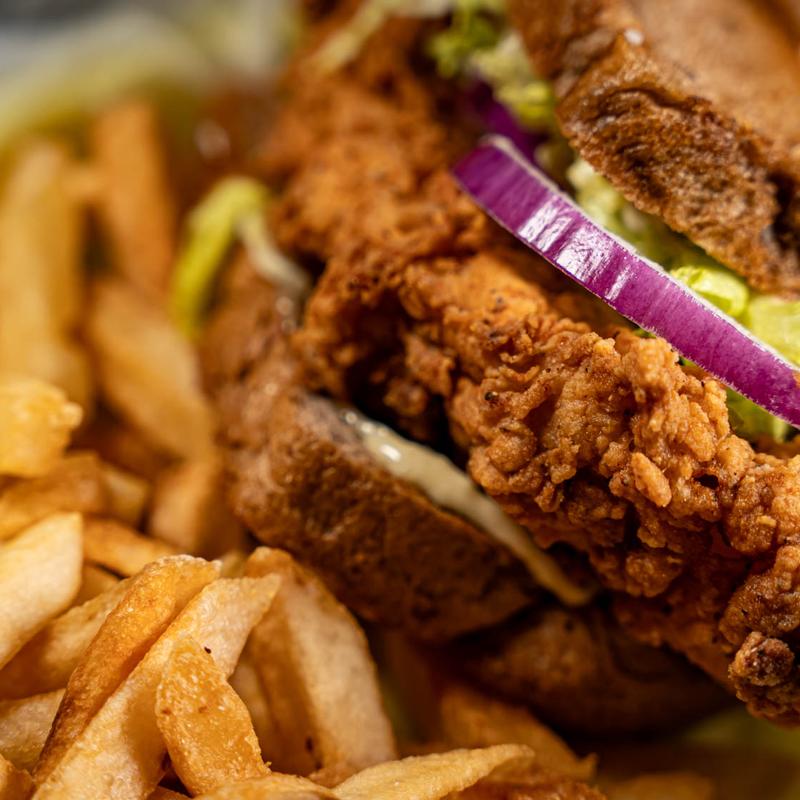 ZBar Fried Fish Sandwich photo