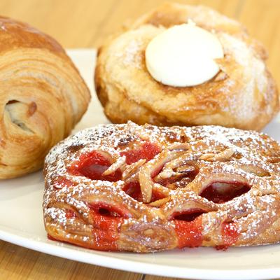 Assorted sweet pastries.