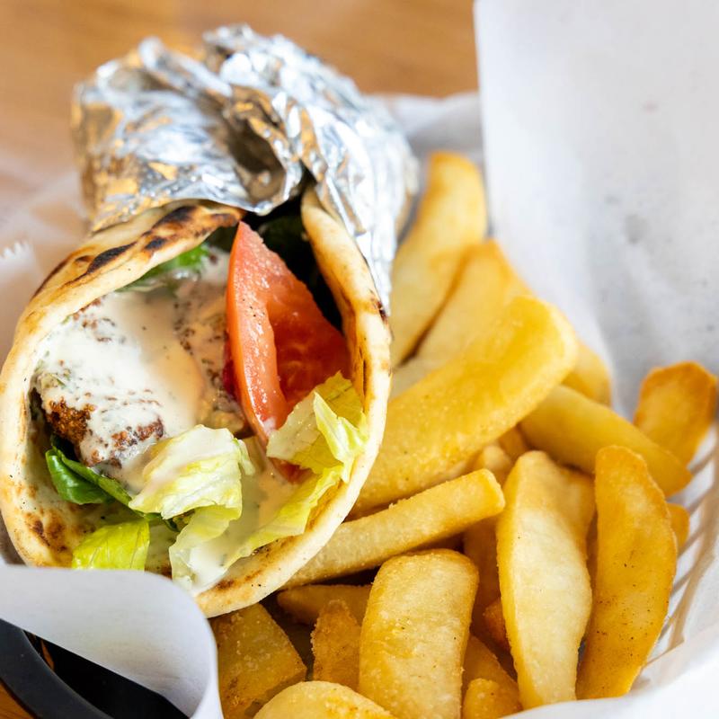 menu item 5 of 13, Falafel Wrap