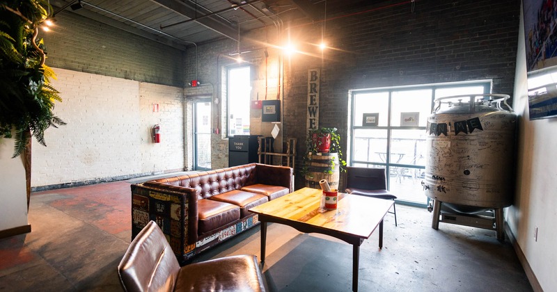 Interior, lounge seating area