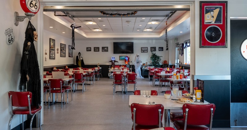 Interior, dining area