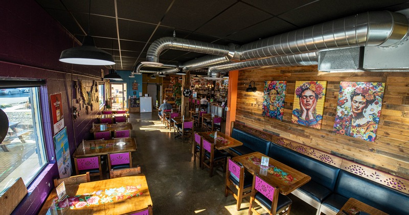 Interior, main dining area