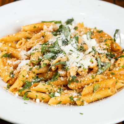 Rigatoni pasta.