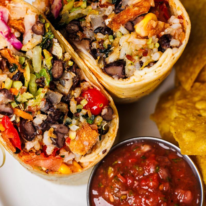 Crispy Vegan Burrito (V) photo