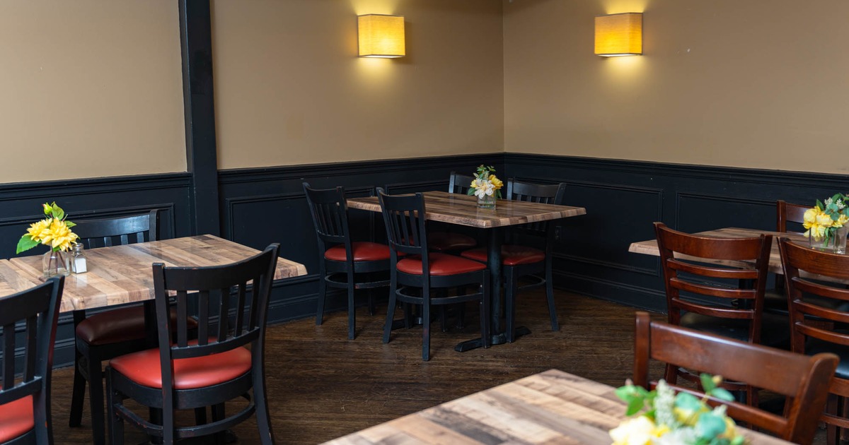 Interior, diner room