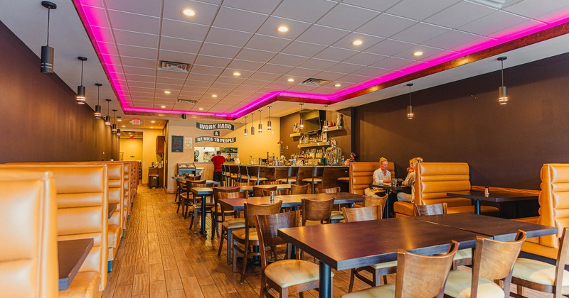 Interior, main dining area