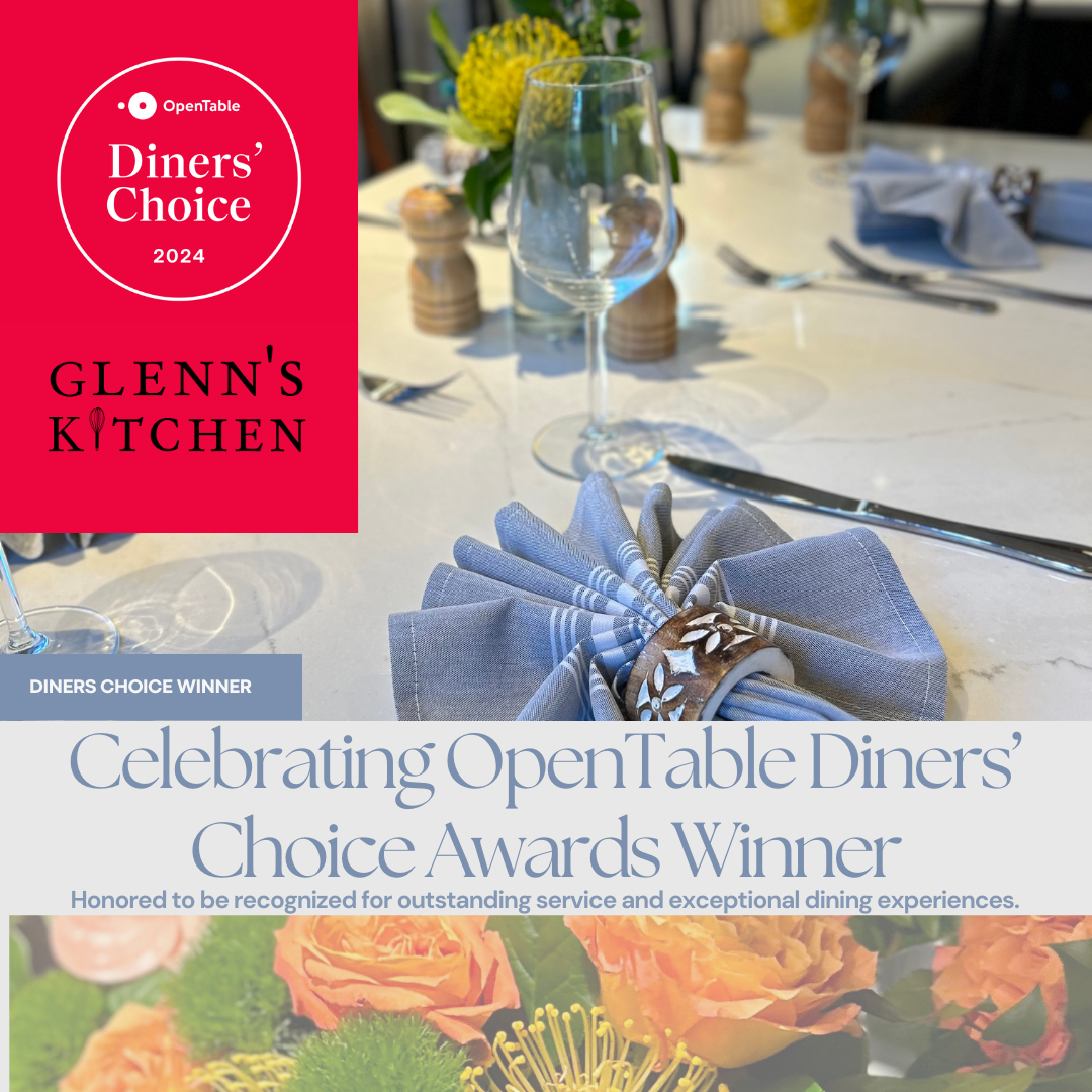 Glenn's Kitchen Diners' Choice Award Winner