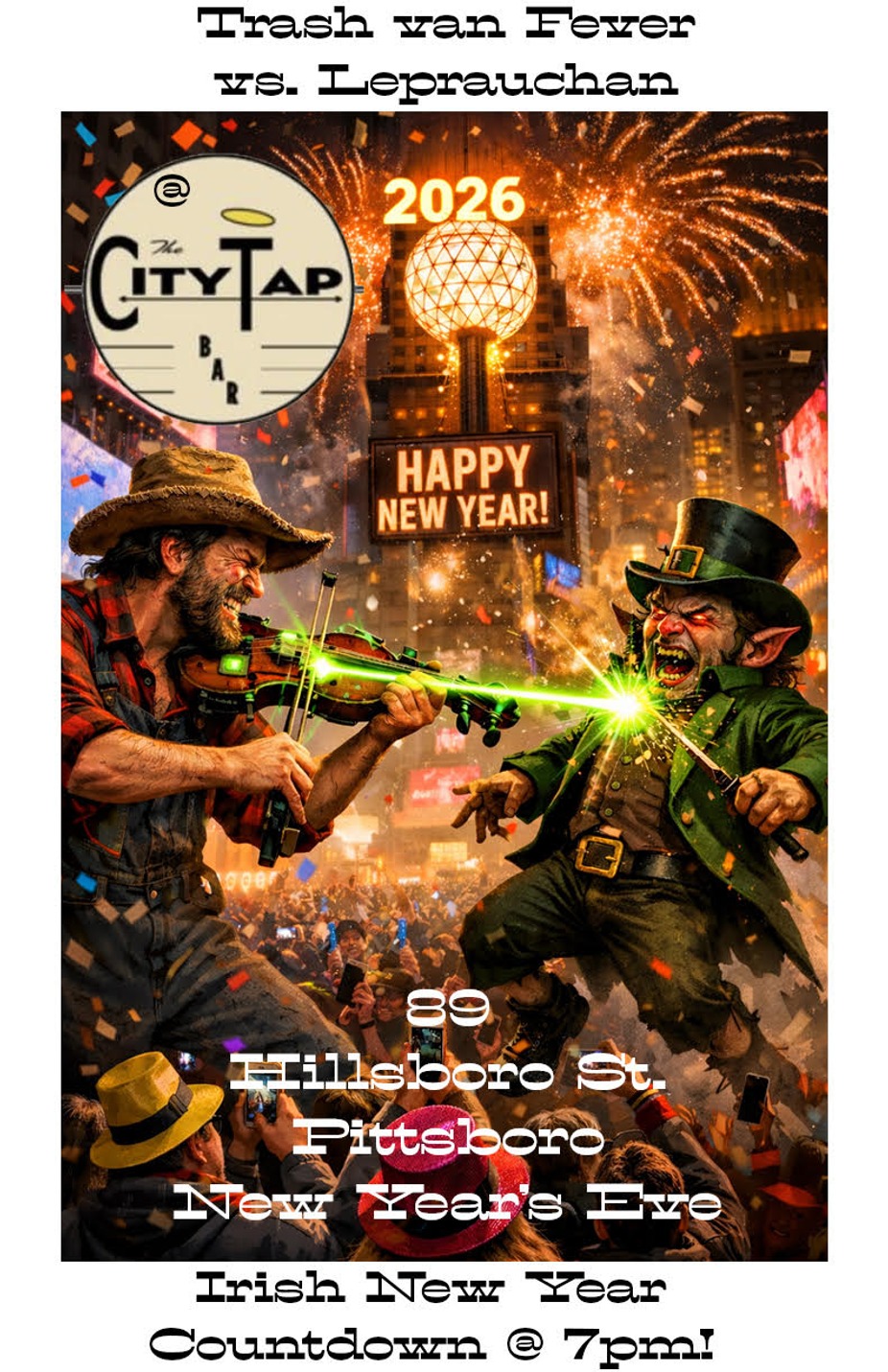 Irish New Year with Trash Van Fever! event photo