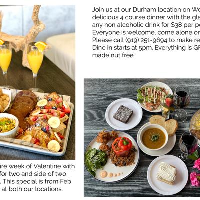 Pure Vegan Cafe, a flyer