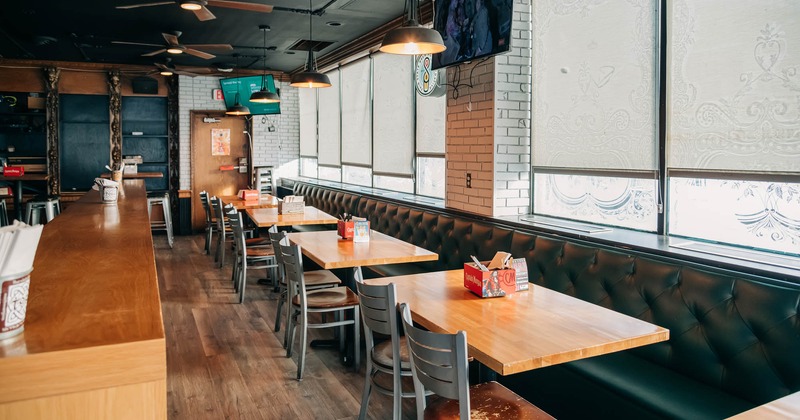 Booth seating sofa bench, table and chairs