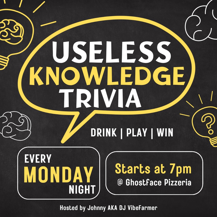 Useless Knowledge Trivia (general) event photo