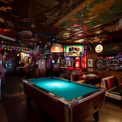 Interior with pool table