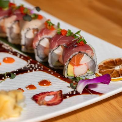 Millennium Roll, served, closeup.