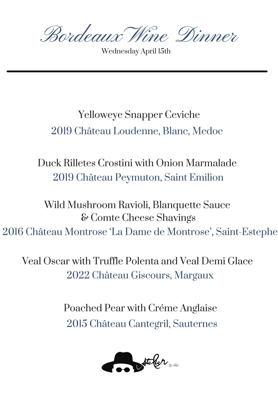 Bordeaux Wine Dinner event photo