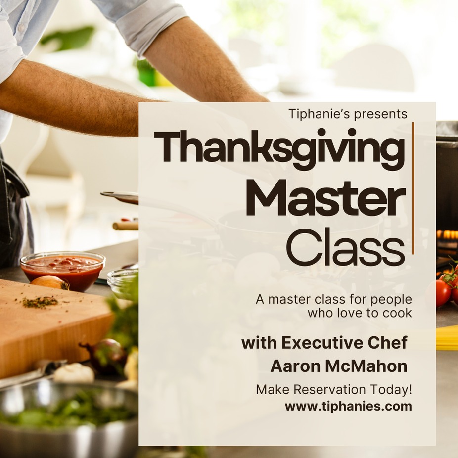 Thanksgiving Master Cooking Class with Executive Chef Aaron event photo