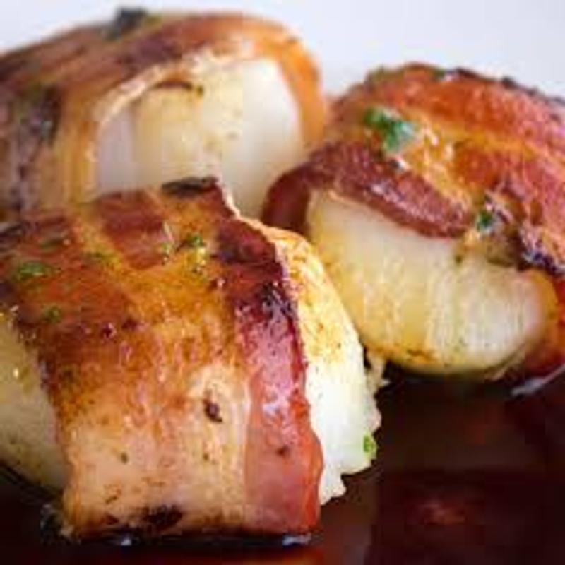 BACON WRAPPED SCALLOP  PLATTER photo