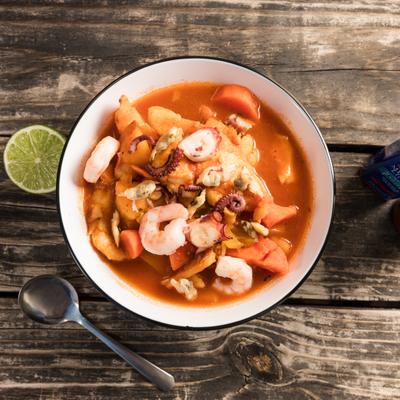 Levanta Muertos Soup.