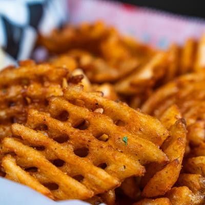Waffle fries.