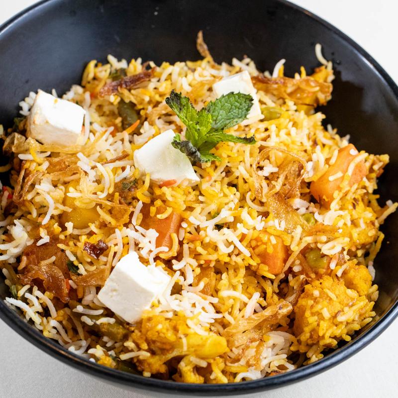 menu item 16 of 16, Vegetable Dum Biryani