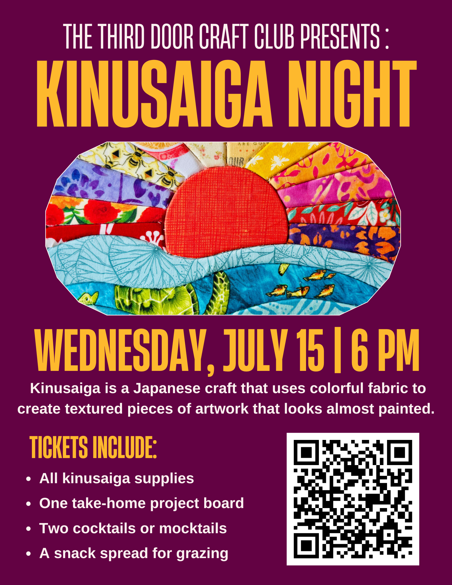 Kinusaiga Event Promo Poster