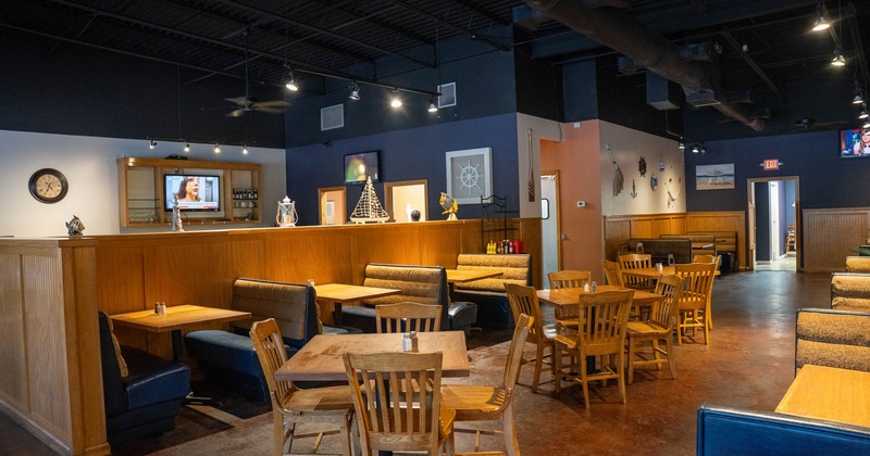Interior, dining area
