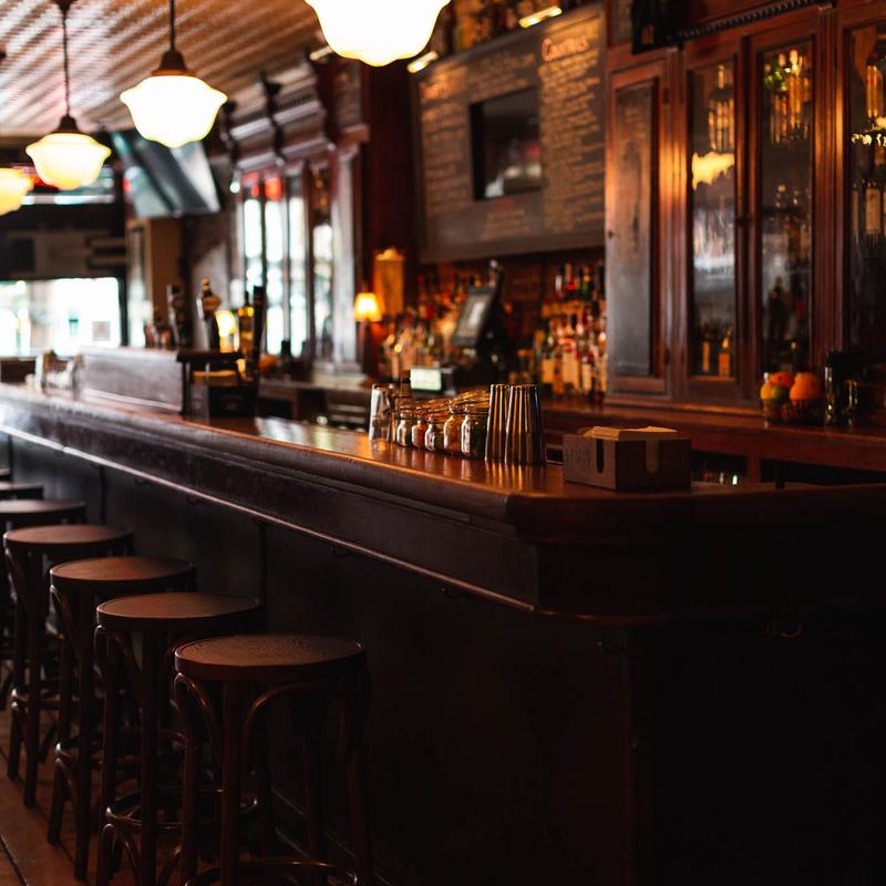 Interior, the bar