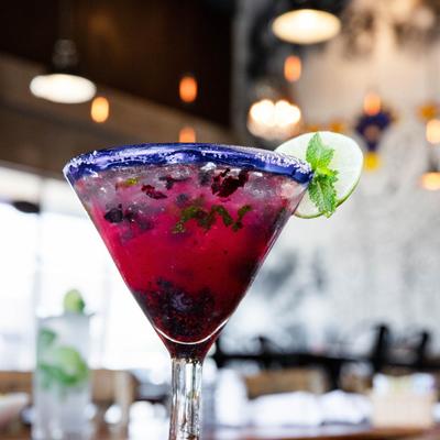 Blueberry Mint Margarita.