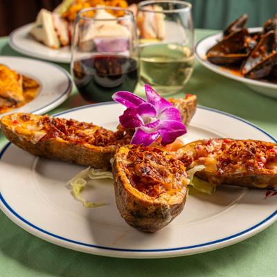 Stuffed Potato Skins.
