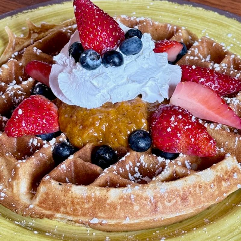 Peaches N' Cream Waffle photo