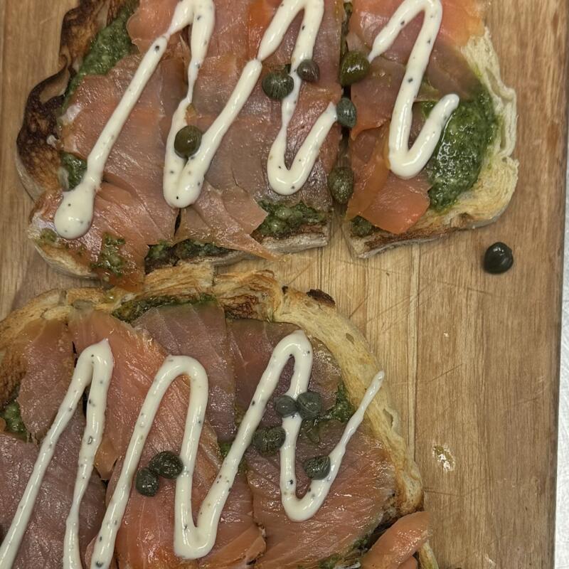 Smoked Salmon with Pesto photo