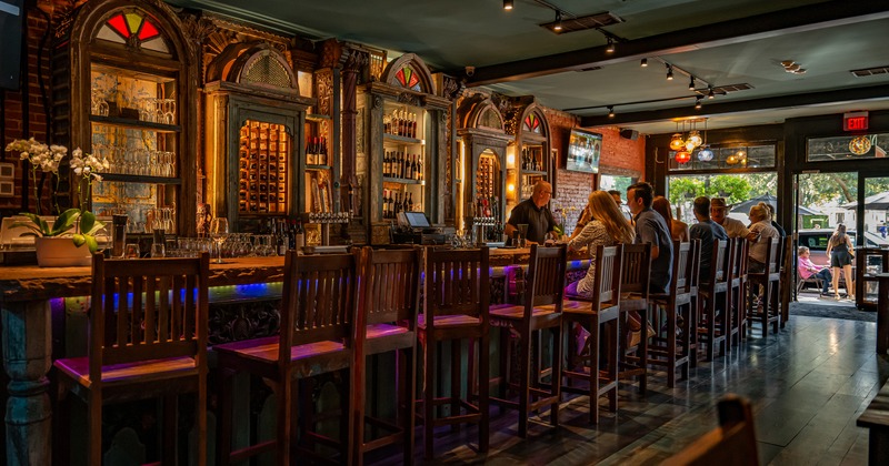 Interior space, bar area