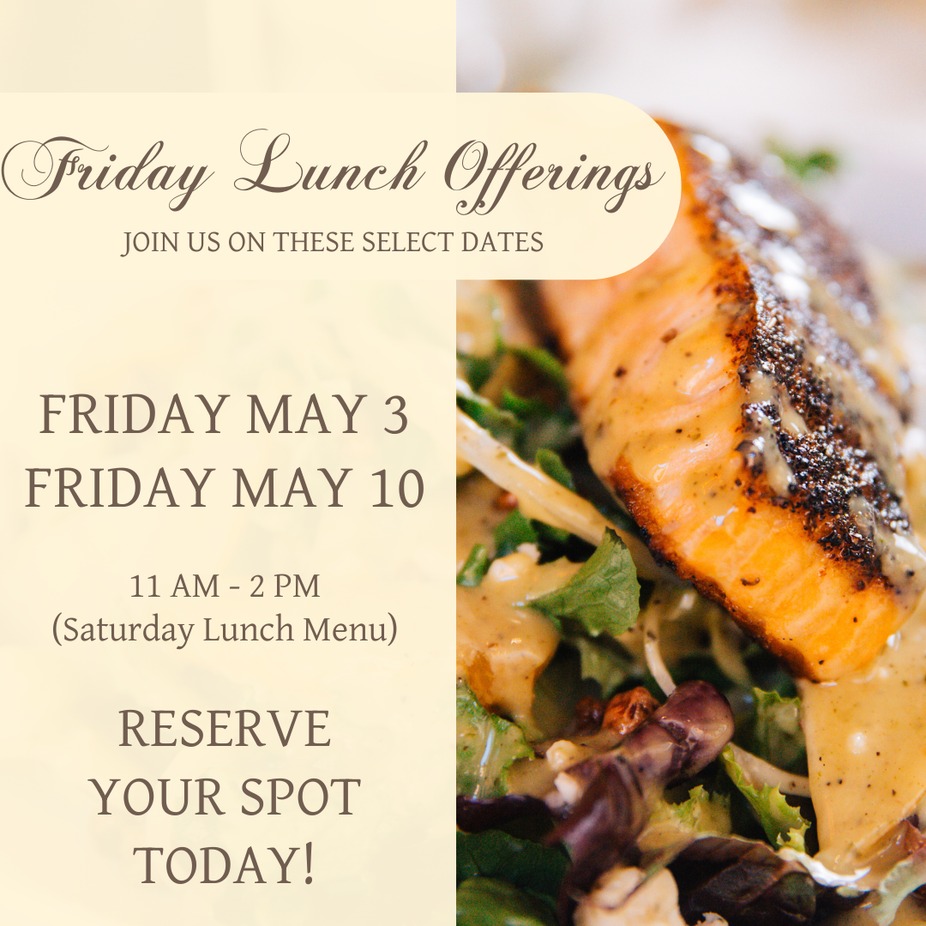 Special Lunch Hours in May event photo