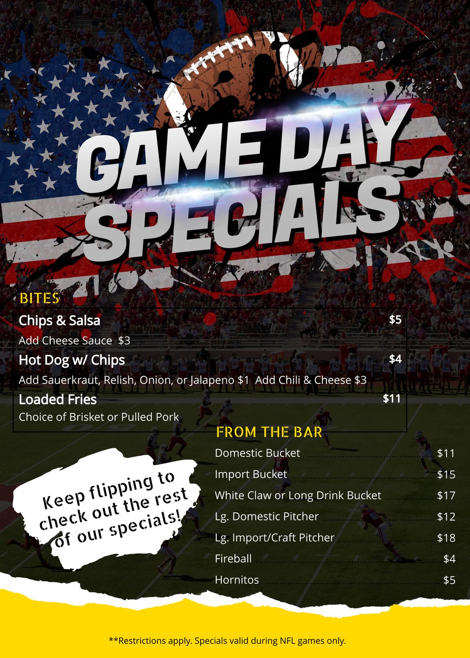 Game Day Specials event photo