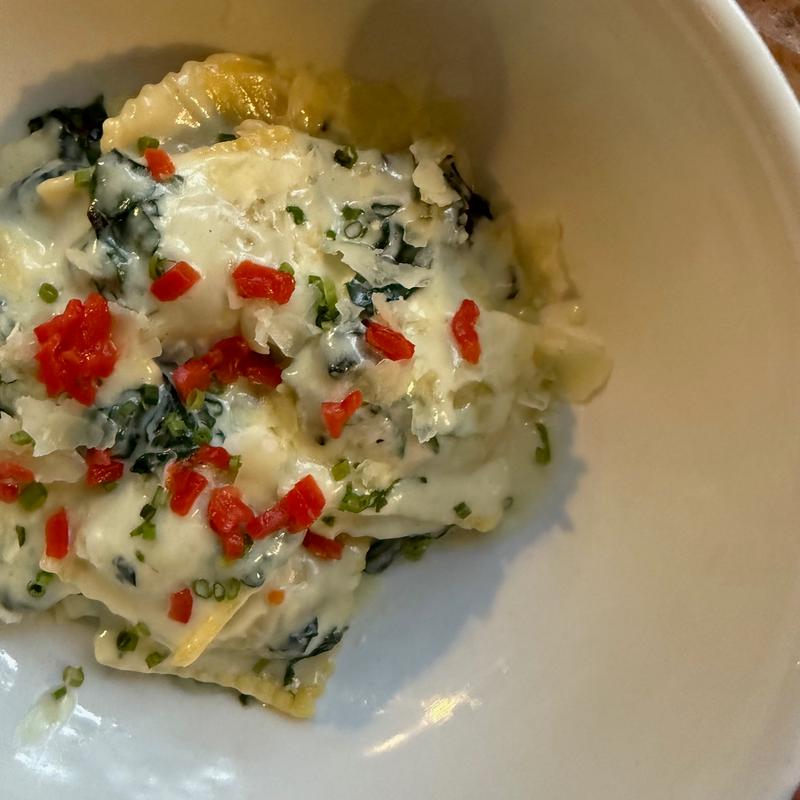 Wild Mushroom Ravioli Rose photo