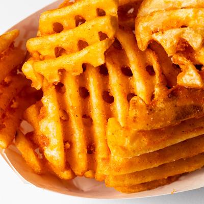 Waffle fries.