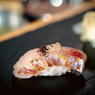 A served Sushi Nikko.