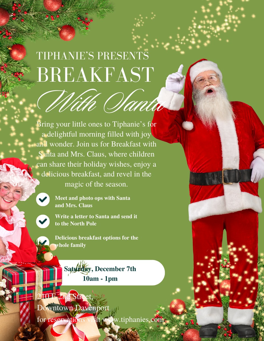 Breakfast with Santa and Mrs. Claus event photo