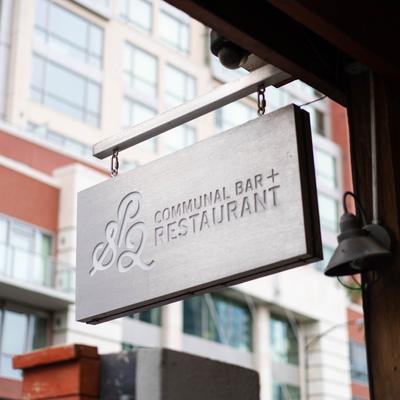 Exterior, restaurant's hanging sign