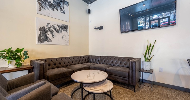 Restaurant lounge area