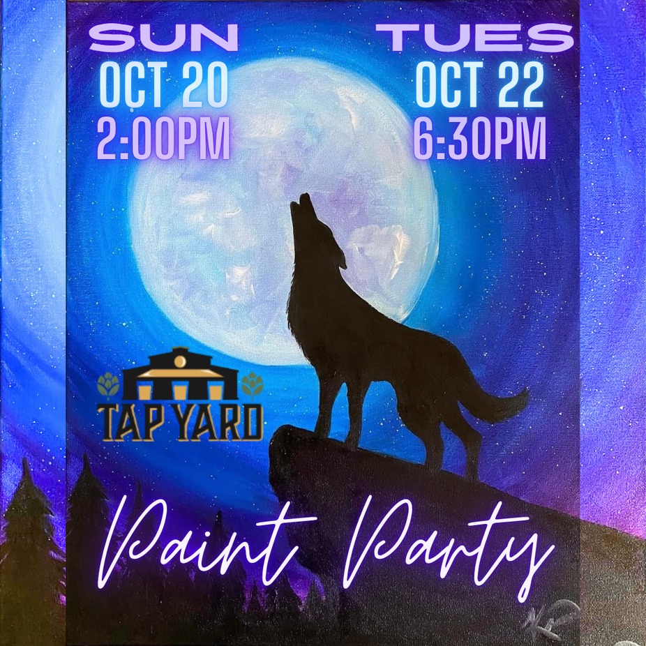 Paint & Sip: Wolf Howl event photo