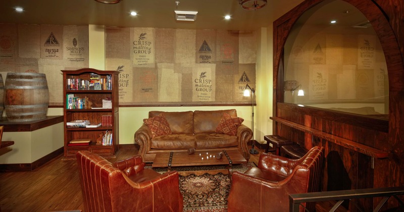 Interior, lounge seating area
