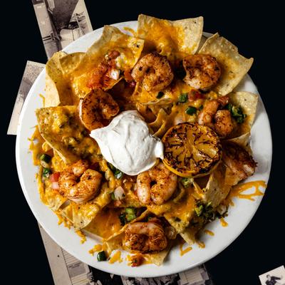 Shrimp nachos.