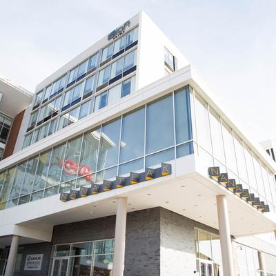 Exterior, view of the restaurant building.