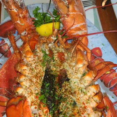 Lobster dish.