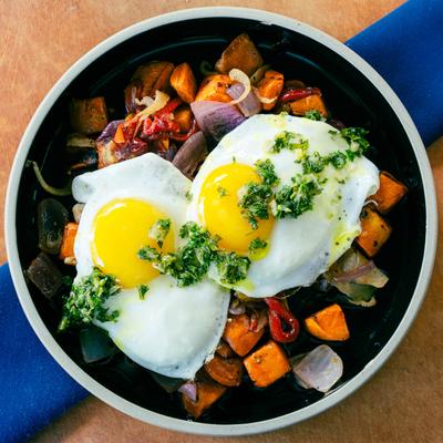 Sweet Potato Hash Bowl.