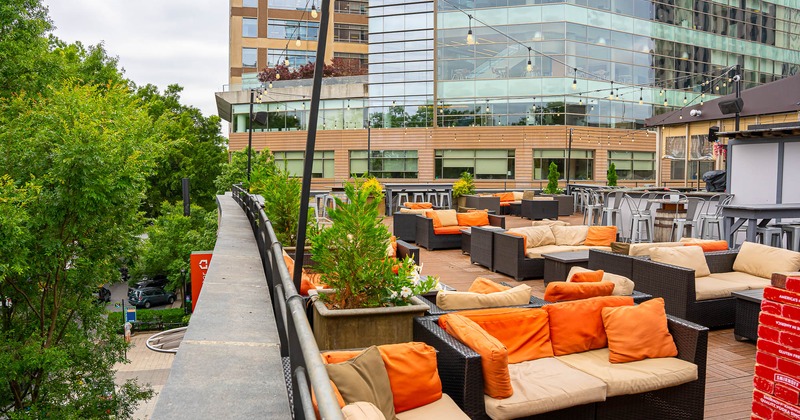 Patio, main seating area