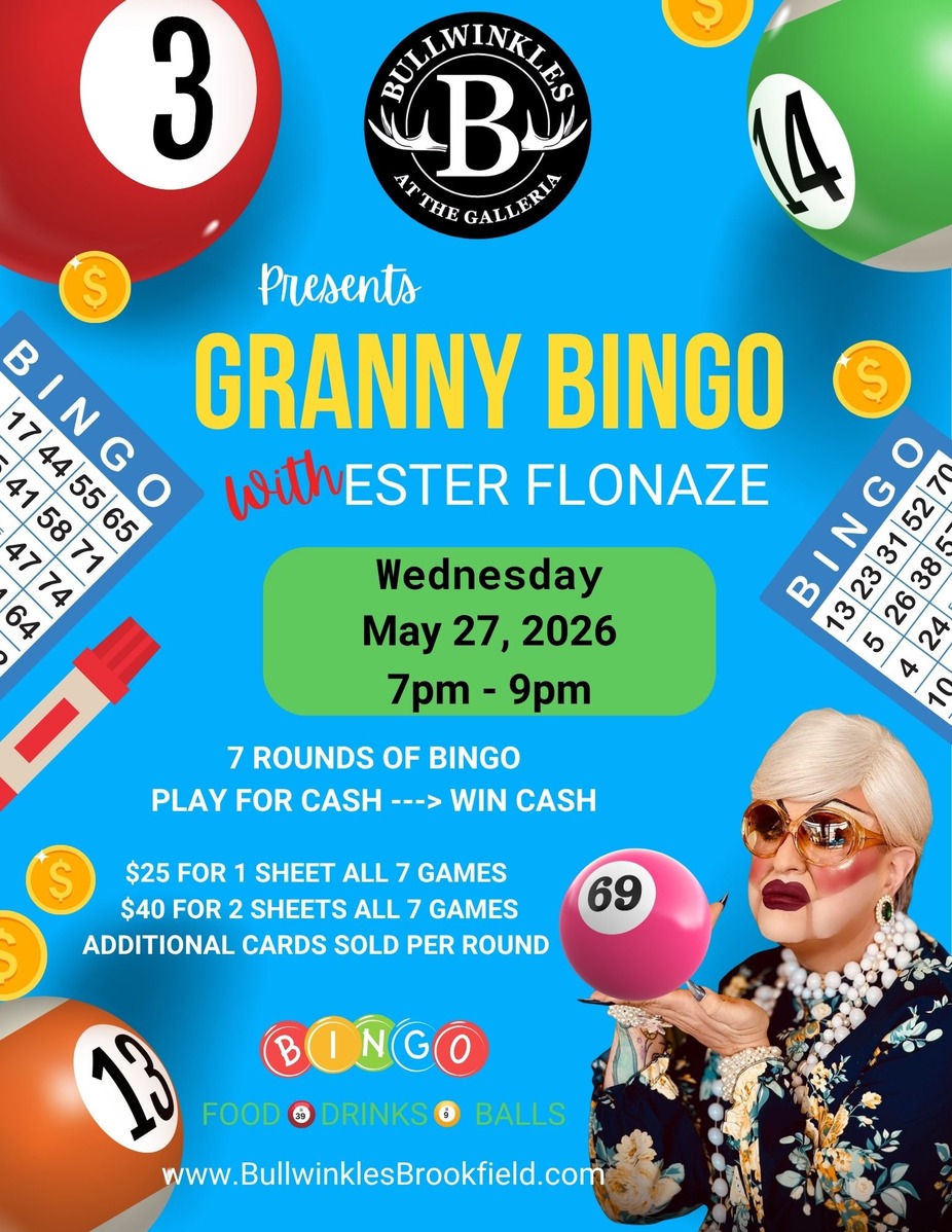 Granny Bingo at Bullwinkles event photo