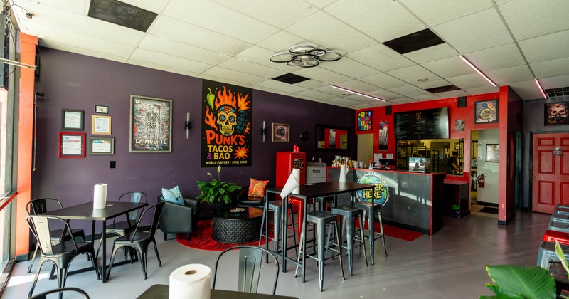 Interior, dining area