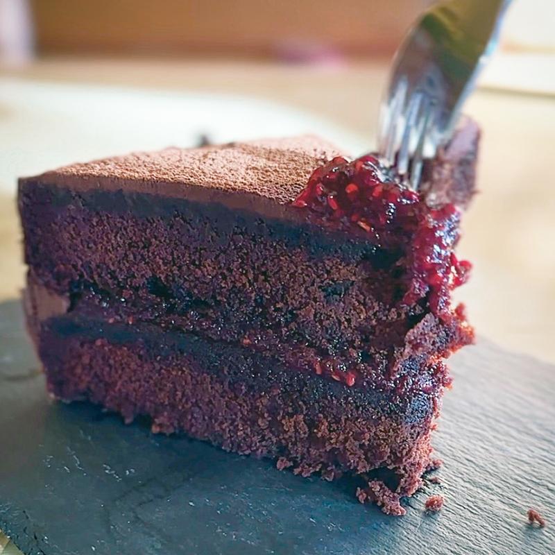 menu item 38 of 38, Dessert Special: Raspberry Chocolate Cake