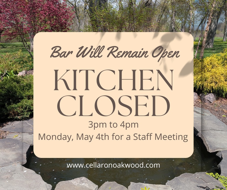 Kitchen Closed for 1 Hour event photo